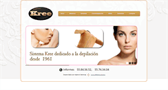 Desktop Screenshot of kree.com.mx
