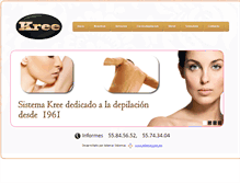 Tablet Screenshot of kree.com.mx